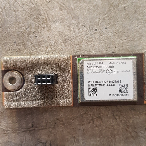 Panel Lateral Wifi Xbox One X Original, No Clon, No Repro. (Usado)