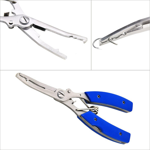 Multifunción De Acero Inoxidable Alicates De Pesca Tijeras D