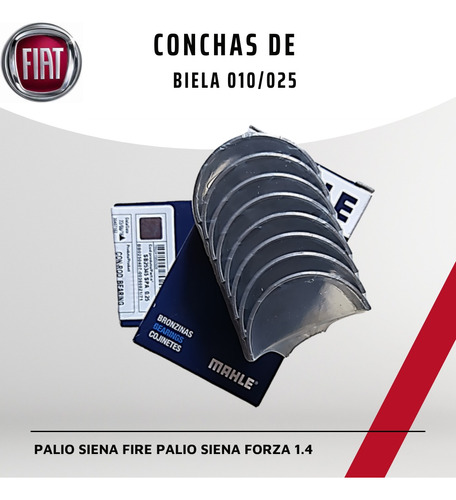 Concha De Biela Fiat Palio Siena Fire Forza 1.4 010/025