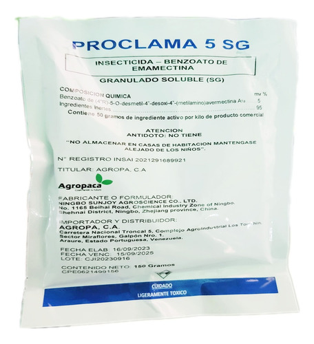 Proclama 150gr Insecticida Gusanos