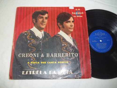 Lp Vinil - Creoni E Barrerito - Estrela Da Guia - Raro