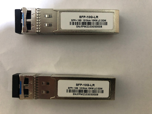 Par Modulos Sfp+ Duplex 10g 10km Compatible Mikrotik /cisco