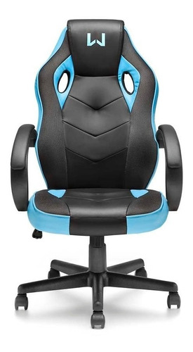 Cadeira Gamer Warrior Tongea Preta-azul Ga161