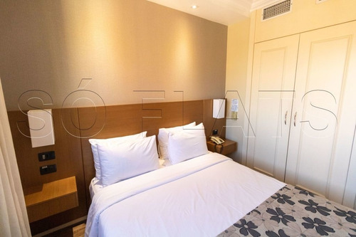 Imagem 9 de 15 de Apartamento Mobiliado No Apart-hotel The World, Para Investimento Na Vila Olímpia - Sf31615