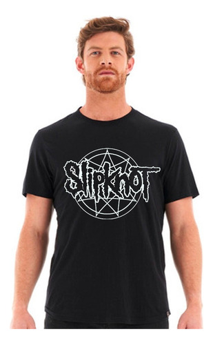 Polera Slipknot Nonagram Metal Rock Bandas Grafimax