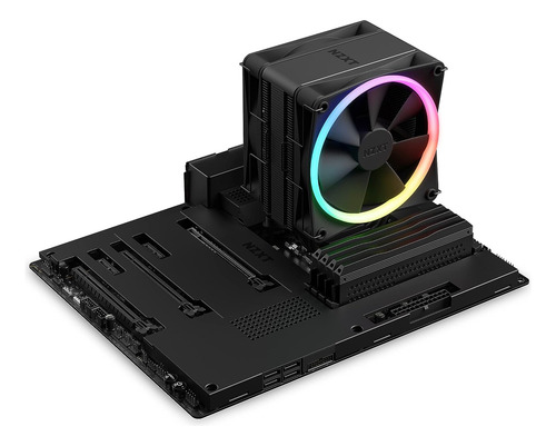 Nzxt T120 Rgb Cpu Air Cooler - Rc-tr120-b1 - Conductos De...