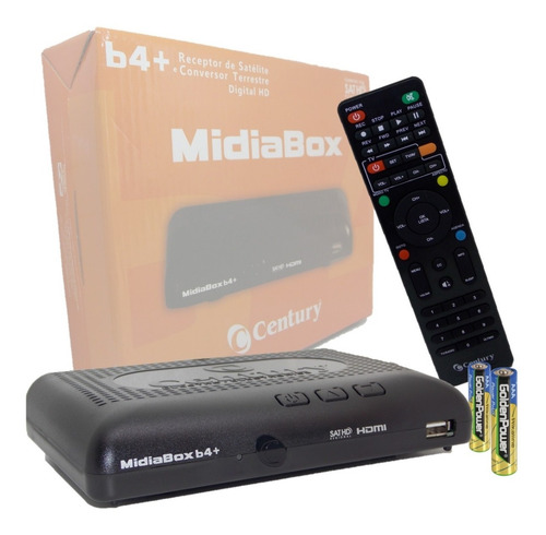 Imagem 3 de 6 de Receptor E Conversor Midia Box Century Midiabox B4 Regional