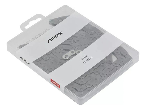 Cadena Sram Apex D1 T-type Flat Top 12v 120 Eslabones Color Plateado