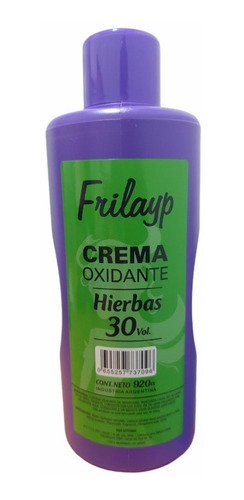 Imagen 3 de 3 de Crema Oxidante Almendras - Hierbas Frilayp X 30 Vol X920ml.