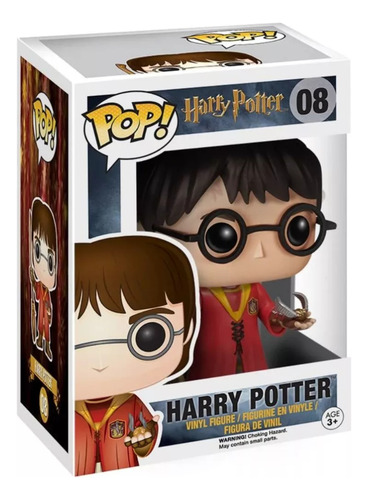 Boneco Funko Pop Harry Potter 08 Pomo De Ouro Grifinória