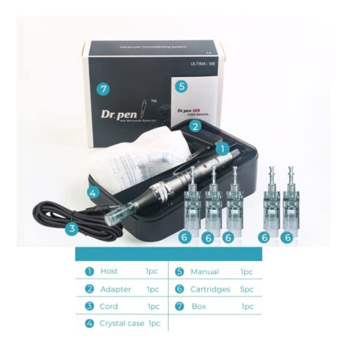 Rodillo Con Microagujas Dr. Pen Ultima M8 Microneedling Pen