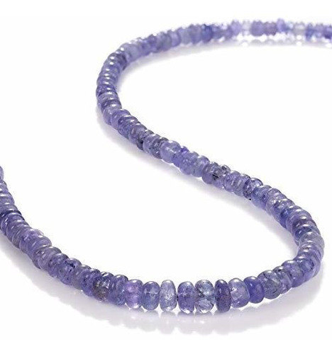 Cadena, Collar Para Hombr Nirvanain Natural Tanzanite Gemsto