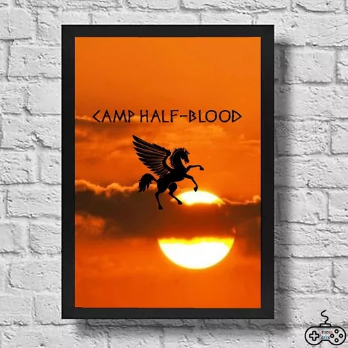 Camiseta Babylook Camp Half Blood Percy Jackson Algodão 2371