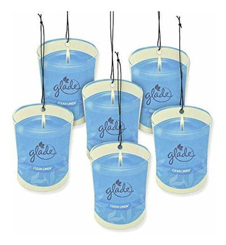 Ambientadores Para Autos Glade Car Air Freshener 6-pack Cand