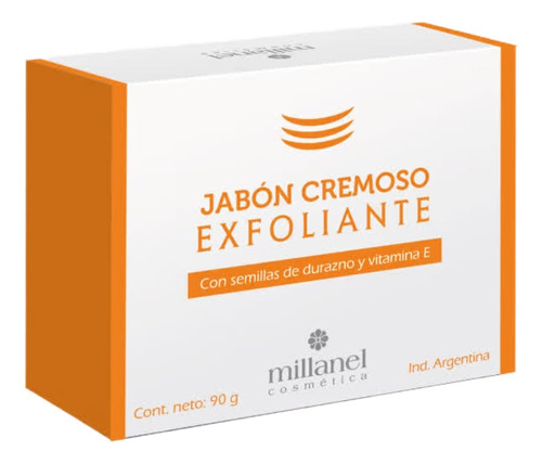 Jabón Cremoso Exfoliante Millanel Con Vitamina E