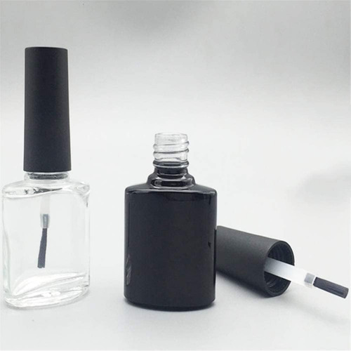 Botella Recargable De Barniz De Uñas Transparente 0.3 Fl Oz