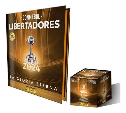 Conmebol Libertadores - Album Tapa Dura + Caja 50 Sobres 