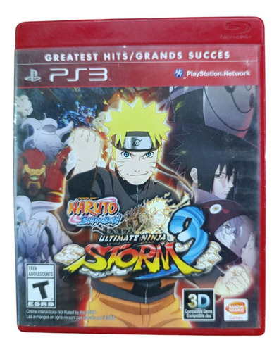 Naruto Shippuden: Ultimate Ninja Storm 3 Ps3 FĂsico (Usado)