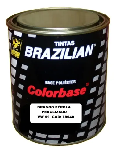 Tinta Automotiva Branco Perola Vw 99 Brazilian 0,900ml | MercadoLivre