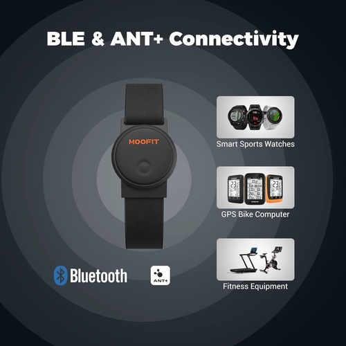 Brazalete Con Monitor De Frecuencia Cardíaca, Bluetooth Y An
