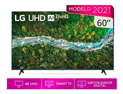 Smart Tv LG Ai Thinq 60up7750psb Lcd Webos 6.0 4k 60 110 V