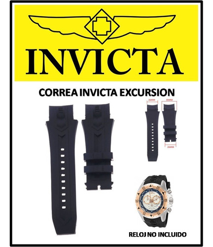 Correa Reloj Invicta Modelo Excursion 26mm 