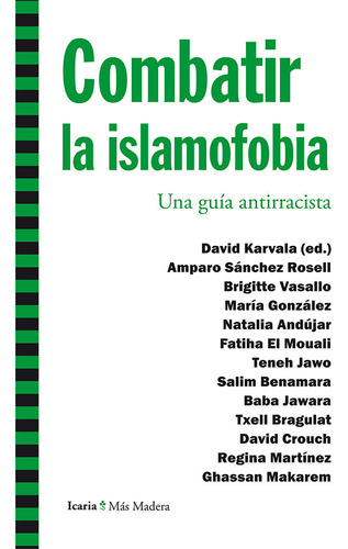 Libro Combatir La Islamofobia - Sã¡nchez Rosell, Amparo