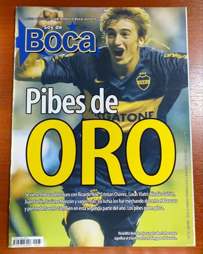 Revista Soy De Boca Número 37 Pibes De Oro