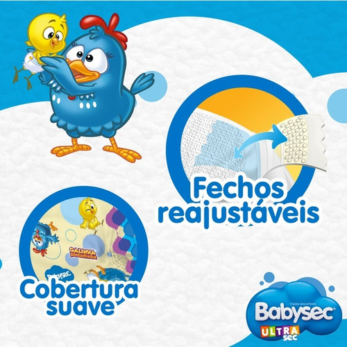 Imagem 4 de 7 de Kit 128 Fraldas G Ultrasec Babysec