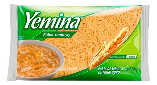 Sopa De Fideo Yemina Cambray 220 G