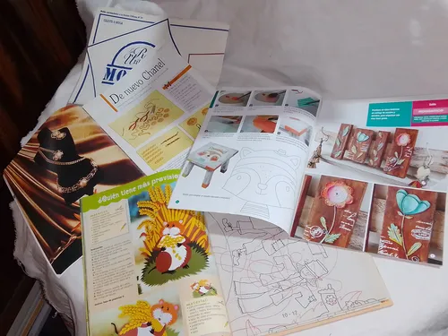 Lote Revistas Manualidades Pintura Porcelana Decoupage (Usado)