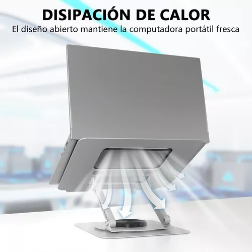 Soporte De Aluminio Ajustable Notebook Computadora Portátil