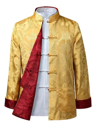 Camisa Para Hombre Con Traje Tang Tradicional Chino Y Chaq C