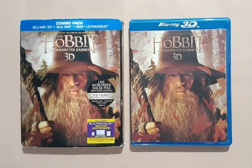 The Hobbit An Unexpected Journey Blu-ray 3d 2d Dvd Original (Usado)