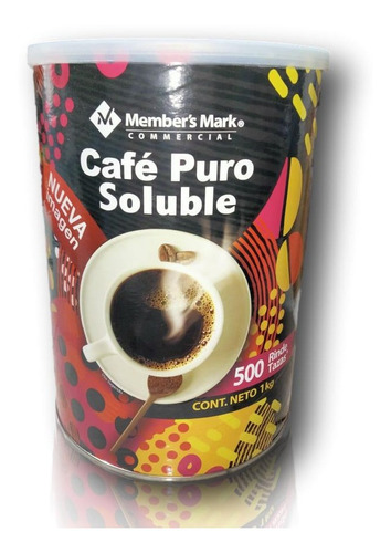 Cafe Puro Soluble Merbers Mark 1k Rinde 500 Tazas