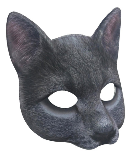 Máscara De Gato Para Halloween Cosplay Máscara De Cabeza