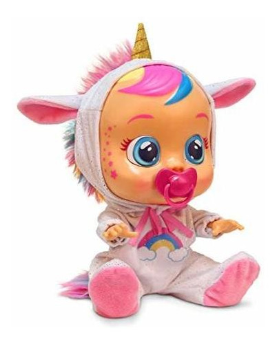 Muñeca Llora De Verdad Cry Baby Dream Unicornio Original