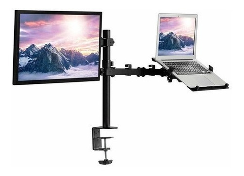 Imagen 2 de 10 de Rack Soporte De Escritorio Para Monitor Y Laptop