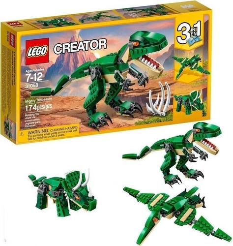 Lego® Creator - Mighty Dinosaurs (31058) Cantidad de piezas 174