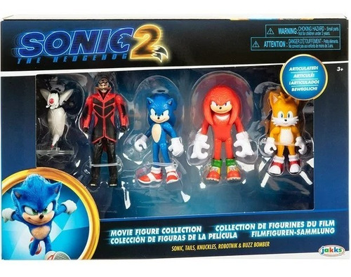 Imagen 1 de 3 de Sonic 2 The Hedgehog  Coleccion De Figuras 