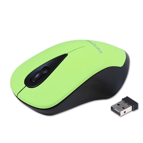 Mouse Inalambrico Portatil Usb 1600dpi Mice 2.4 Ghz Verde
