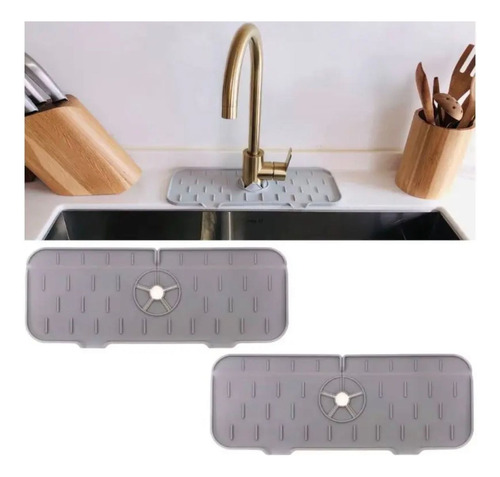 Alfombrilla Escurridor Para Grifo Protector De Cocina 