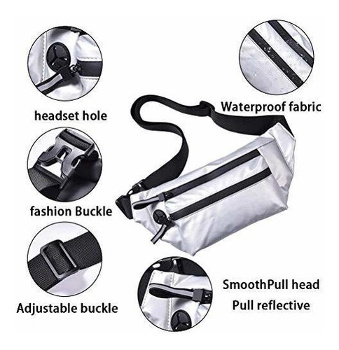 Imagen 6 de 7 de Bestsent - Bolsa De Cintura Para Hombre, Impermeable, Para