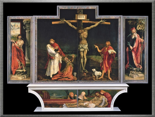 Cuadro Retablo De Isenheim De Matthias Grunewald - 1516