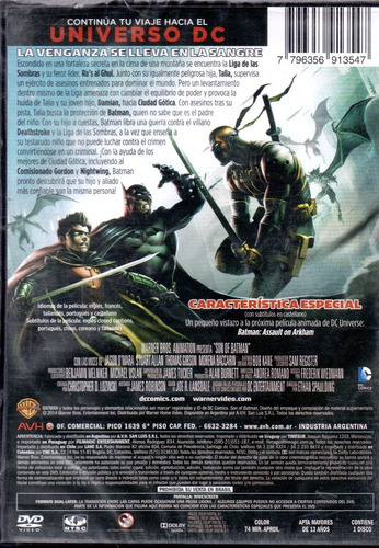 El Hijo De Batman - Dvd Nuevo Original Cerrado - Mcbmi | MercadoLibre