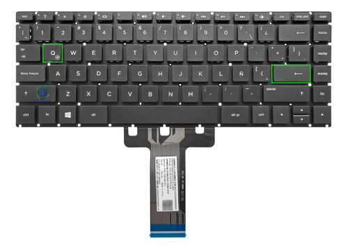 Teclado Hp X360 14-bs012la 14-ba 14m-ba 14-bs 14-cd 240 G6