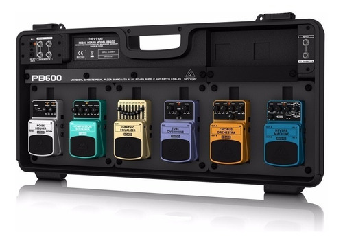 Behringer Pb600 Estuche Para 6 Pedales Nuevo Cables