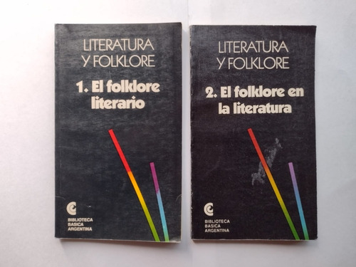 El Folklore Literario Tomo 1 Y 2 / Básica Argentina