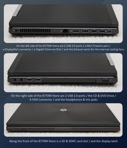 Notebook Hp Elitebook 8770w Core I5 8gb 1tera K4000m Nvidia