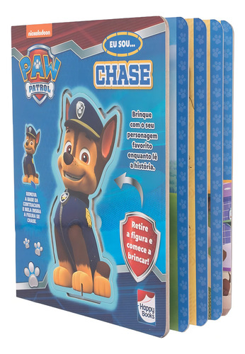 Paw Patrol - Eu sou... Chase, de Fucci, Emma & Salgado, Virginia Pérez. Editorial Happy Books Editora Ltda., capa mole em português, 2017